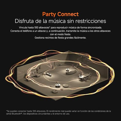 XIAOMI Sound Party Bocina Portátil de 50W Bluetooth 5.4 | Iluminación LED 3D, Hasta 26h de Reproducción, Enlaza hasta 100 Bocinas, Waterproof IP67