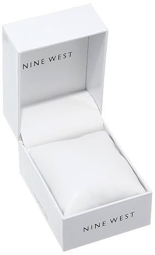 Nine West - Reloj de pulsera de malla para mujer