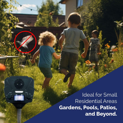 Bird-X Solar Yard Gard Electronic Animal Repeller keeps unwanted pests out of your yard with ultrasonic sound-waves