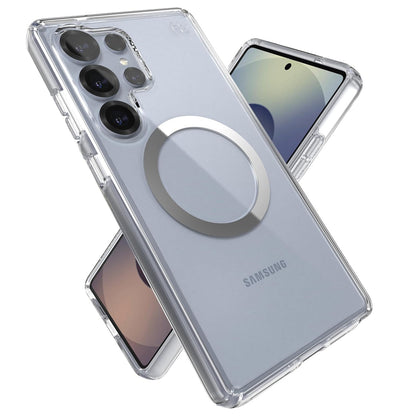Speck - Funda para Samsung Galaxy S25 Ultra – Funda magnética, protección contra caídas de 13 pies, Anti-amarilleamiento-Samsung S25 Ultra, Bisel Elevado y Botones mejorados, Presidio