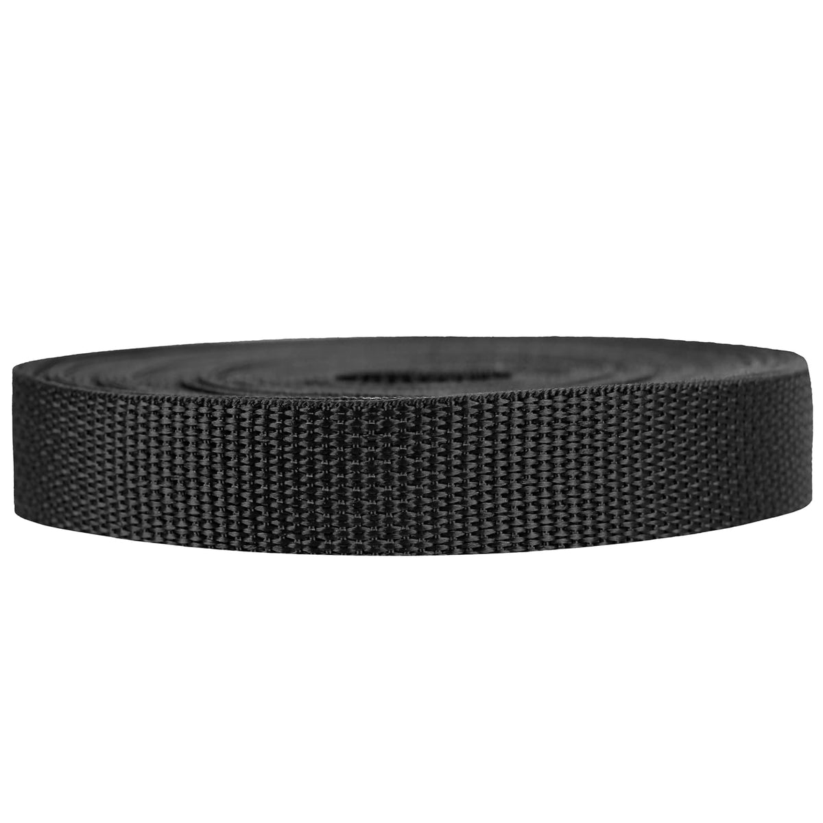 Strapworks Cincha de Polipropileno Utilitaria 2 Pulgadas - Negro - 3 - 4" x 10 yard