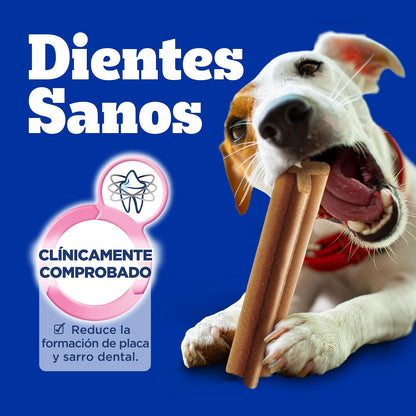 PEDIGREE Dentastix Snack para Perros Adultos, De Cuidado Oral, Paquete De 30 Unidades De 24,6 Gramos c/u.