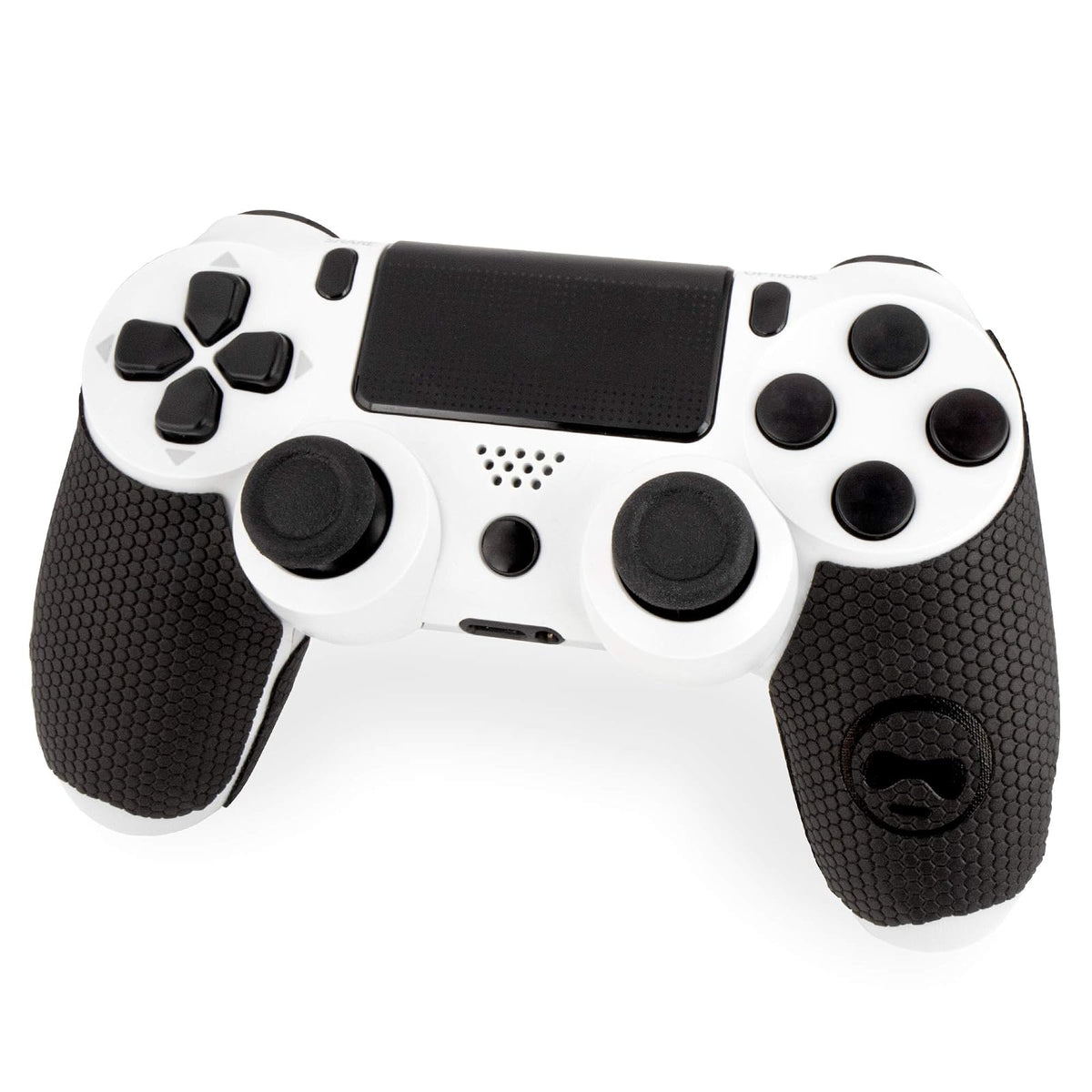 KontrolFreek Performance Grips XT - Puños Extra Finos para PlayStation 4, Color Negro (extrafino)