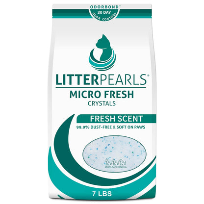 Litter Pearls Arena para Gato con Microcristales de Sílice - Micro Fresh - 7lb