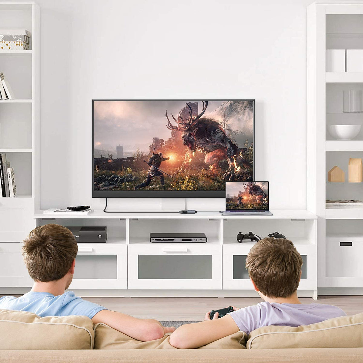 Unicreator Adaptador VGA a HDMI, Convertidor VGA a HDMI Cable Adaptador Digital HD 1080P Video Audio Line Señal analógica para computadora, computadora, computadora, portátil, PC, Monitor, proyector