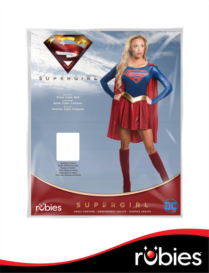 Rubie'S Vestido de Disfraz de Supergirl para Programa de televisión Disfraces de tamaño adultoMujer