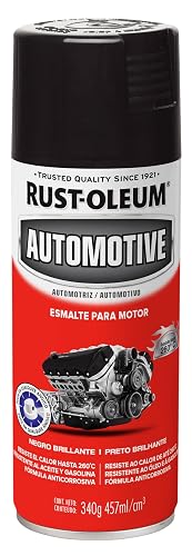 Rust-Oleum Esmalte Aerosol Automotive Motor Negro Brillante 340 g