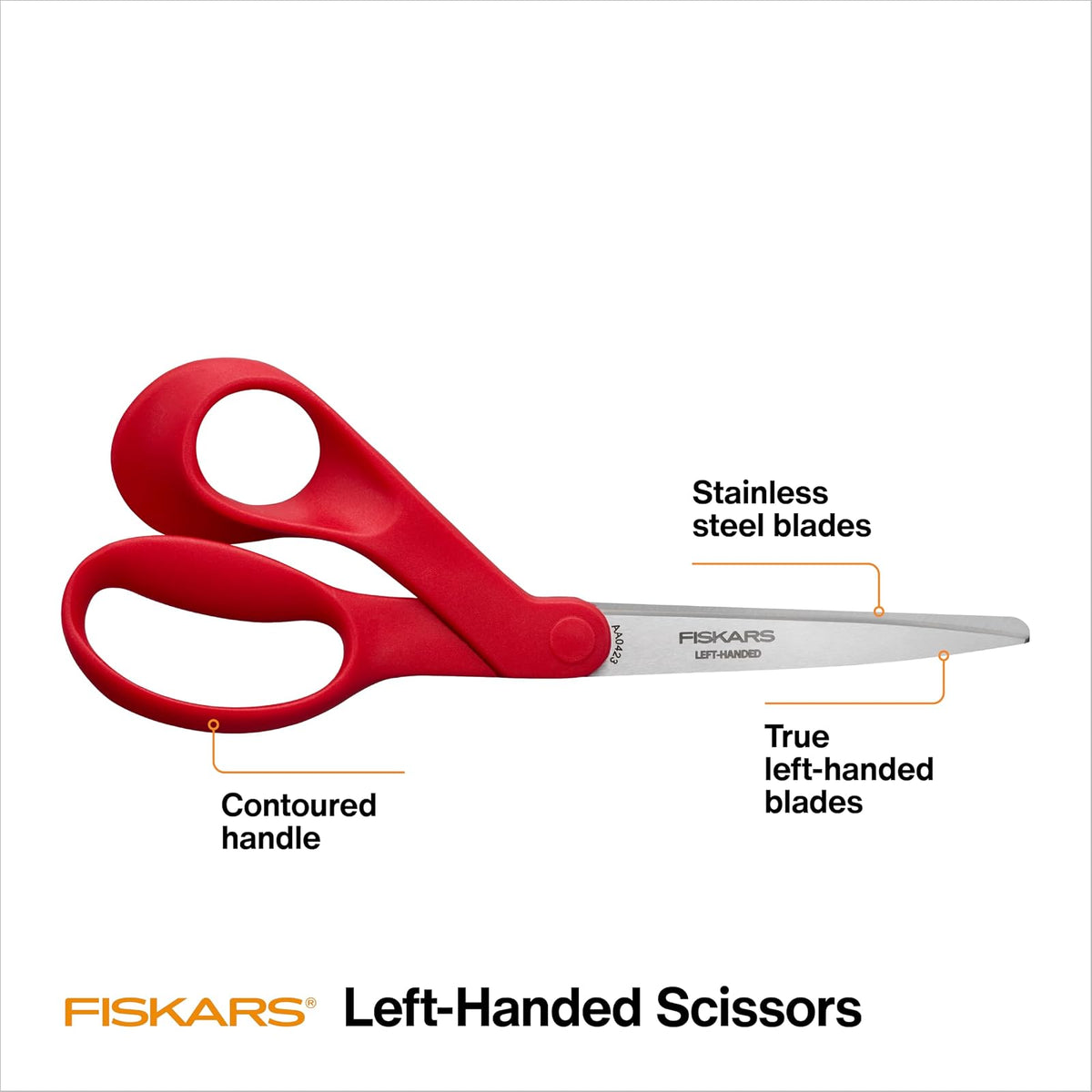 Fiskars 8 Inch All-purpose Left-hand Scissors (12-94508697WJ)