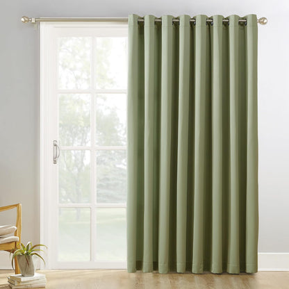 Sun Zero Easton - Cortina Opaca con Ojales, Panel Individual - Verde Salvia - 213.4An x 254Al cm (1 Paneles)