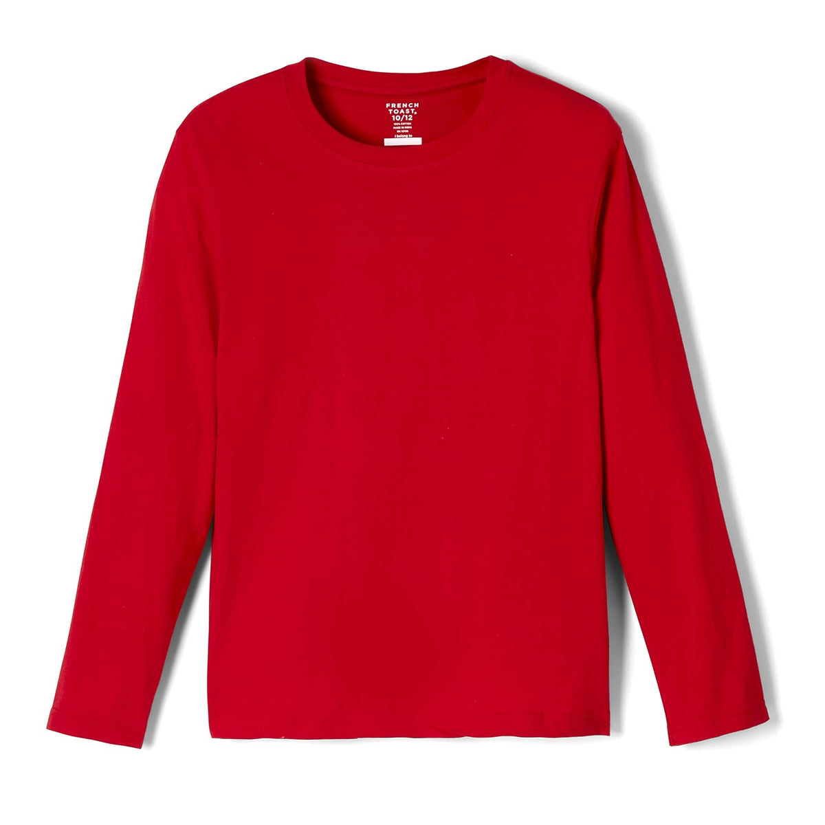 French Toast Playera Manga Larga Cuello Redondo para Niño - 5 - Red