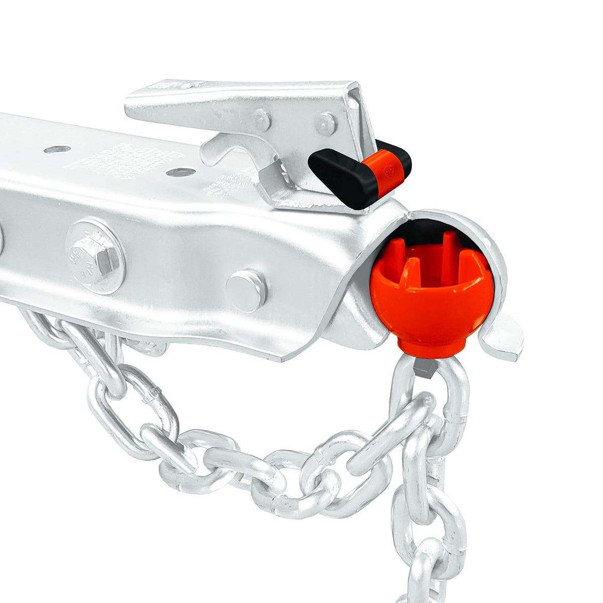Rightline Gear Bola de Acoplamiento Antirrobo para Remolque con Cerradura, Plateado, 100T12