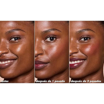 e.l.f. Cosmetics Sheer For It Rubor Líquido Traslúcido Rojo Clásico | Left On Red, Con Acabado Natural y Luminoso, Fórmula Ligera de Larga Duración, Vegano y Libre de Crueldad Animal