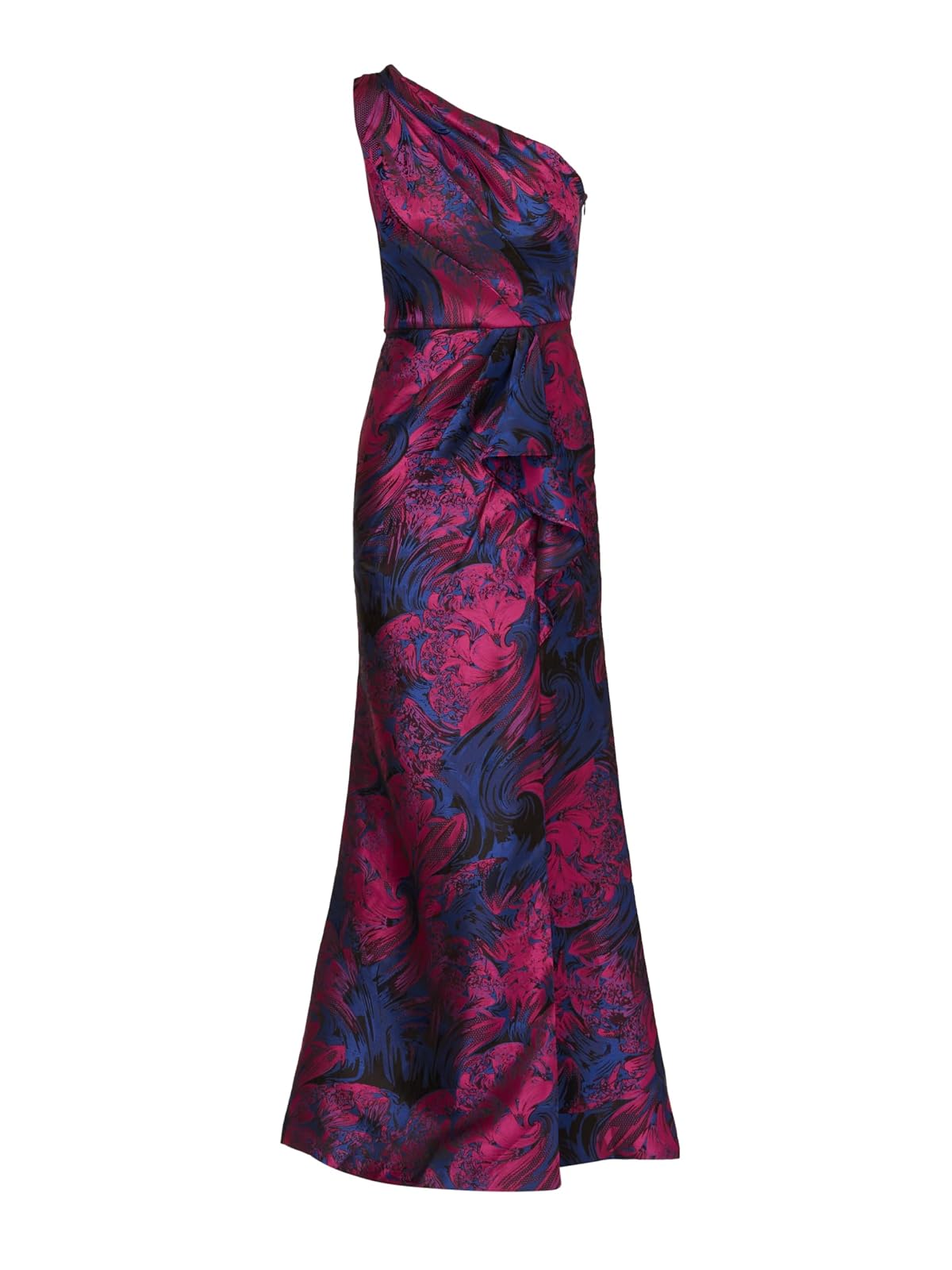 Adrianna Papell Vestido Jacquard de un Hombro Vestido para ocasión especialMujer