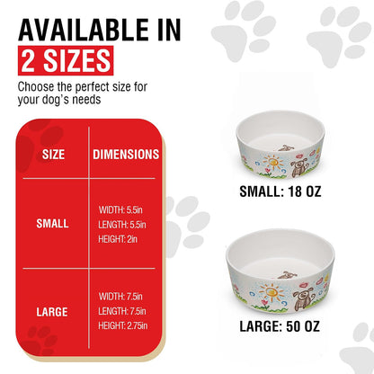 Loving Pets Dolce Puppy Forever Cuenco para Perro, pequeño