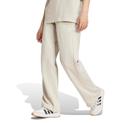adidas Pantalón de Forro Polar Logo Pequeño Mujer - XS - Wonder Alumina - White