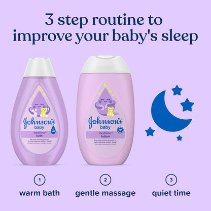 Johnson's Sleepy Time Baby Gift Set with Relaxing NaturalCalm Aromas, Bedtime Essentials, 4 items