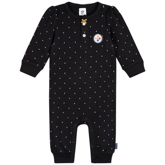 Gerber Nfl Team Footless Coverall overol sin pies Bebé-Niñas