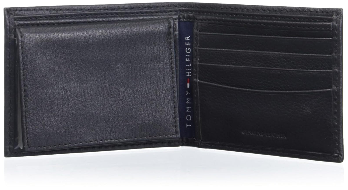Tommy Hilfiger 31TLE4X031-001, Cartera para Hombre, Negro, Única
