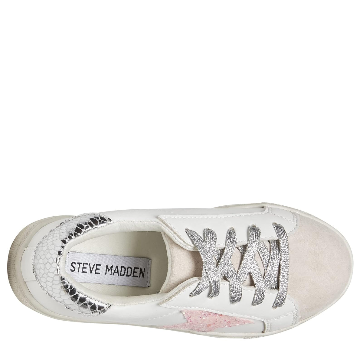 Steve Madden JREZUME Zapatillas Deportivas para niña, Color Blanco