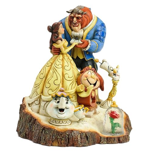 Enesco 4031487 Disney Traditions by Jim Shore Beauty and The Beast Figurine, 19.7cm