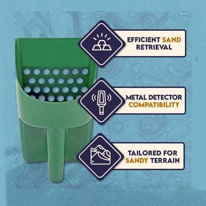 SE GP3-SS20 Hand Held Plastic Sand Scoop For Metal Detectors