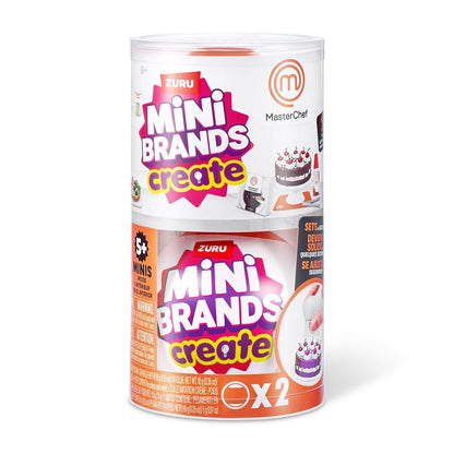 Mini Brands Master Chef Series 1 (Paquete de 2) – Colecciona y CREA 11 Platos Masterchef, Juego de Resina, Coleccionable no Comestible