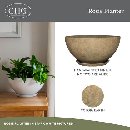 Classic Home and Garden 9010D-188T - Macetero Rosie de 10 Pulgadas, Tierra
