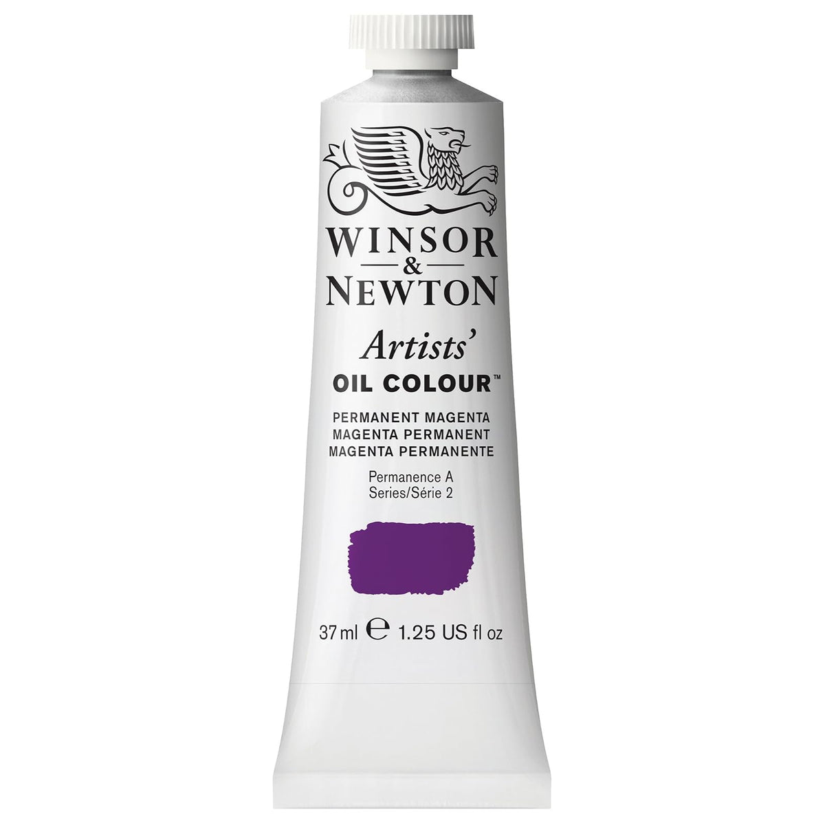 Winsor & Newton Artists' Oil Colour Pintura al Óleo Profesional, 37 ml - 37-ml Tube - Rosa (Permanent Magenta)