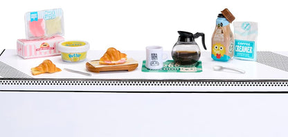 MINIVERSE, Make It Mini Food, Cafetería, Cápsula Misteriosa de Comida Miniatura, Kit de Juguete Sorpresa, Coleccionable
