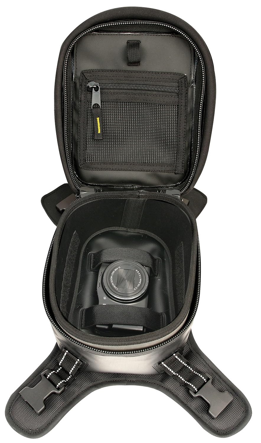 Nelson-Rigg Hurricane Bolsa de Tanque Impermeable para Motocicleta SE-3060, Negro y Gris