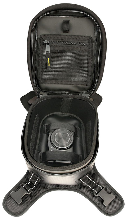 Nelson-Rigg Hurricane Bolsa de Tanque Impermeable para Motocicleta SE-3060, Negro y Gris
