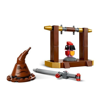 LEGO Harry Potter Fawkes : Fénix de Dumbledore Juguete, Figura de una Criatura Mítica, Mágico Regalo para Niñas y Niños de 8 Años o Más, Incluye el Sombrero Seleccionador 76448