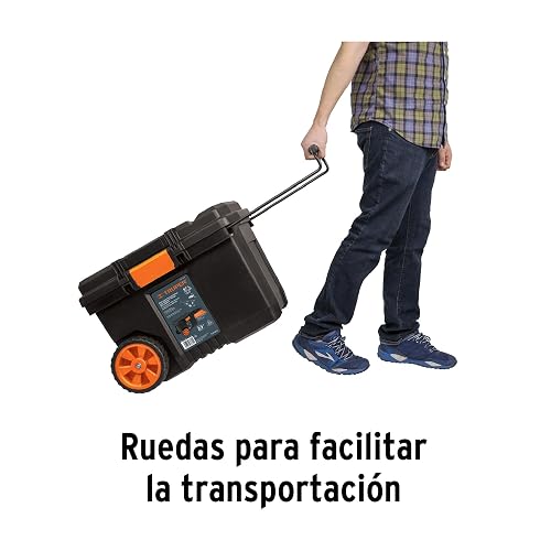 Truper CHP-23R, Caja para herramienta de 23" con ruedas y mango telescópico