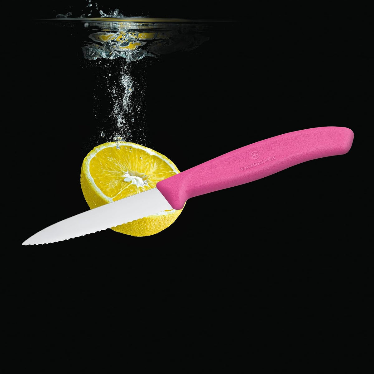 Victorinox Cuchillo Dentado, Rosa, 8 Centímetros