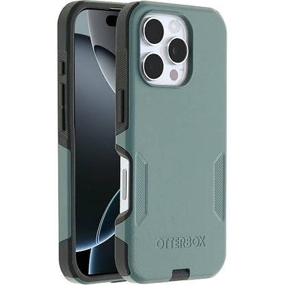 OtterBox - Funda para iPhone 16 Pro Commuter Series - Sagebrush (Verde)