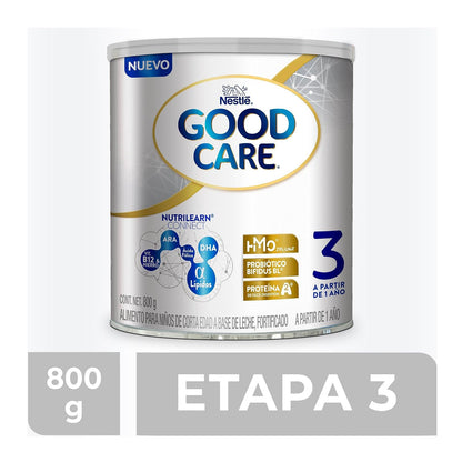 Good Care 3 Alimento Para Niños de Corta Edad A Base De Leche, Lata 800 g