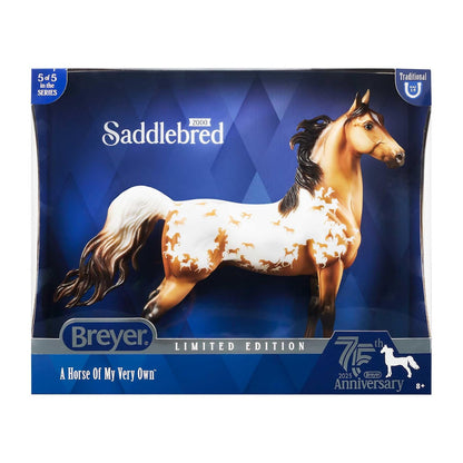 Breyer Traditional Series | 75 Aniversario American Saddlebred | Figura de Caballo | Modelo B-TR-10319