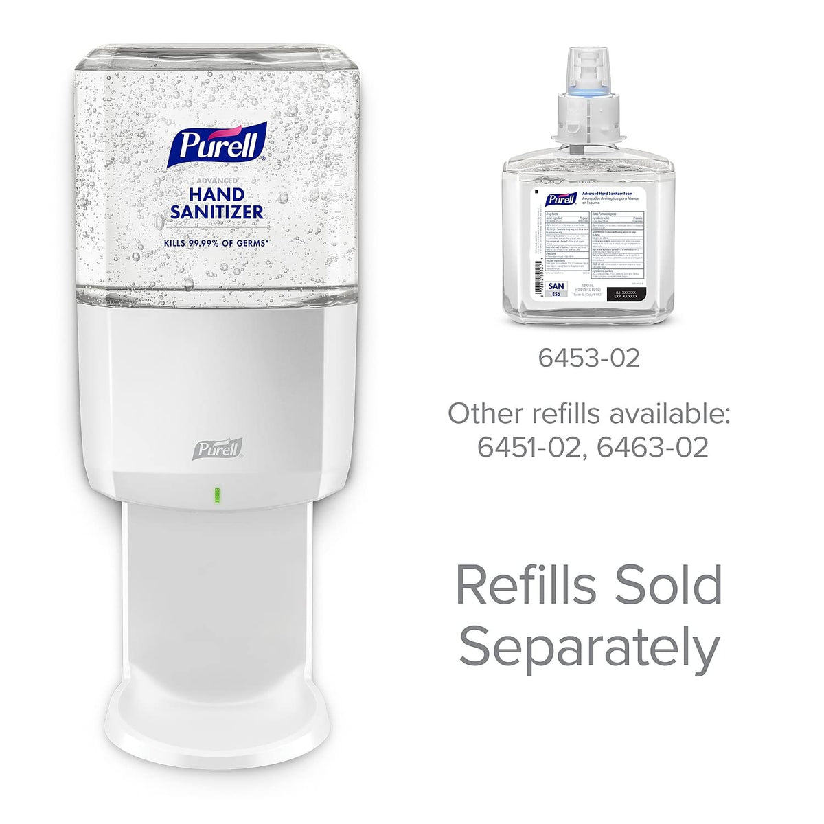 Purell ES6 Dispensador Automático de Desinfectante de Manos Blanco