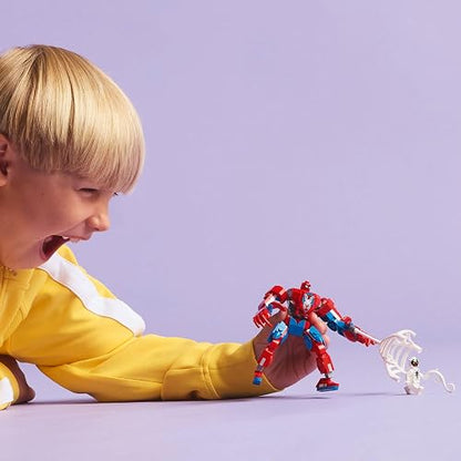 LEGO® Marvel Armadura Robótica de Spider-Man vs. Anti-Venom Juego de Aventuras de superhéroes con Figura de Juguete para Construir y Minifiguras, para niños de 6 años o más 76308