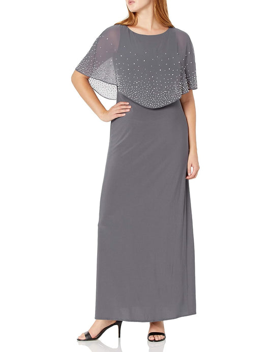Alex Evenings Vestido Popover de Hombro Frío Vestido para Ocaciones Especiales para Mujer