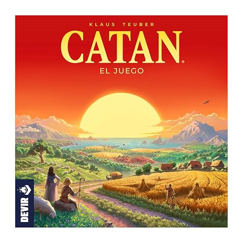 Devir - Catan, Juego de Mesa, 3-4 jugadores, Juego de Mesa Familiar, Juego de Mesa para jugar con Amigos (BGCATAN)