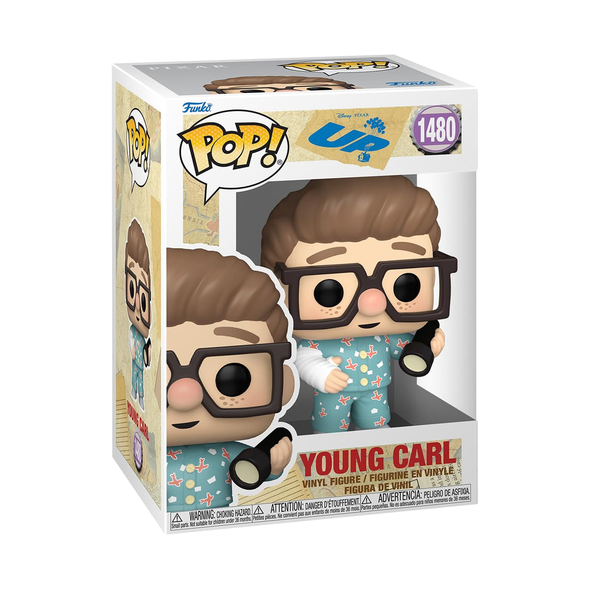 Funko Pop! Disney: UP - Figura de Vinilo Coleccionable (Estilos Surtidos) - Young Carl