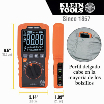 KLEIN TOOLS MM450 | Multímetro Digital | TRMS | 600 V | Auto Rango