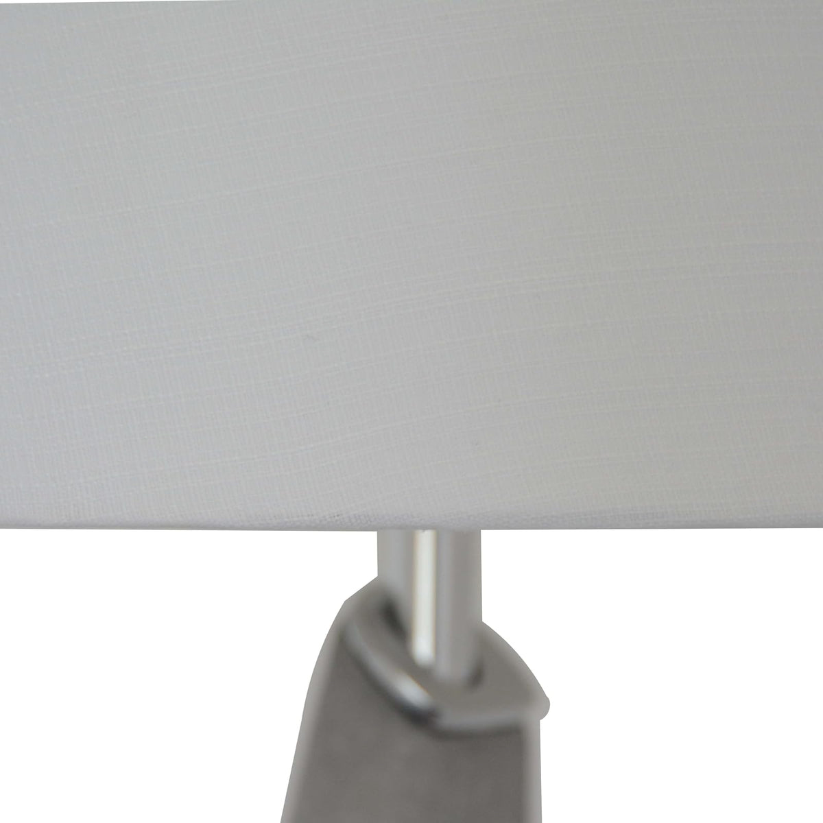 Luzerna CM-0021 Lámpara De Mesa Fless, Color Gris Perla Marmol, 1 Unidad