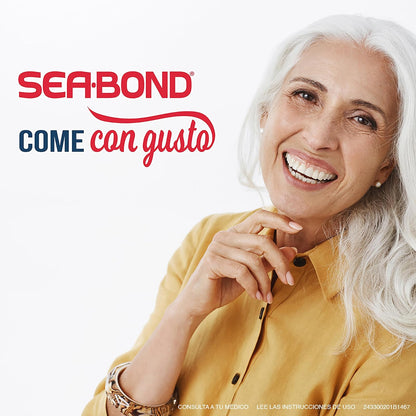 Sea-Bond Kit Almohadilla Adhesiva para Dentaduras Postizas Superiores, 6 pack 12 Piezas Cada una