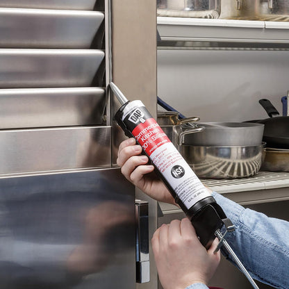DAP INC 08660 DAP Commercial Kitchen 100% Silicone Sealant, 9.8-Ounce, Stainless Steel