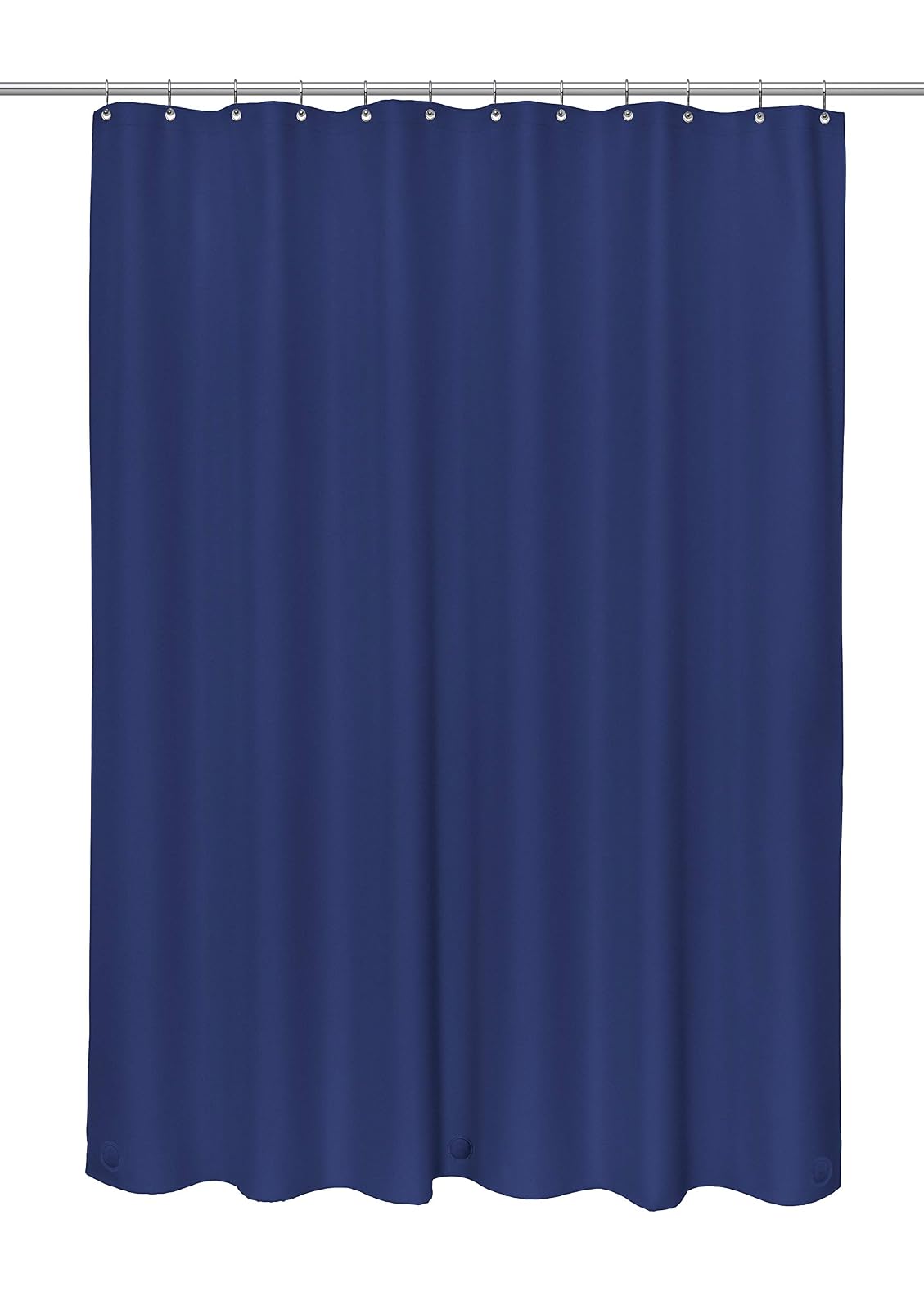 Carnation Home Fashions - Juego de 2 revestimientos de Cortina de Ducha de Peva de Calibre 10, 72 x 72, Color Azul Marino