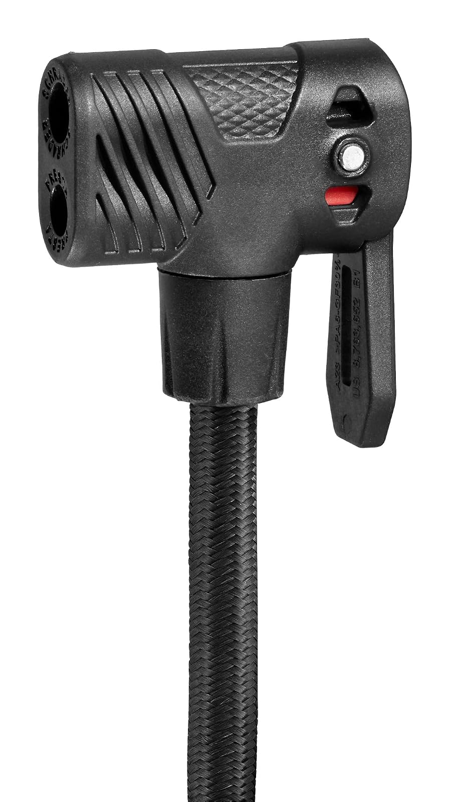 Schwinn Bomba de pie de Alta presión, Base de Aire y Base de Aire Plus, medidor de presión de Aire zonificado, se Adapta Tanto a Schrader como a Presta, máximo 120 PSI