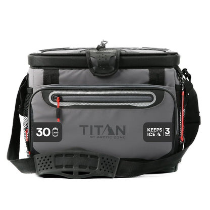 Arctic Zone Titan Deep Freeze Cooler - Zipperless Hardbody Cooler - Camping & Beach Cooler - Small and Large Capacity - Deep Freeze Insulation, HardBody Liner, and SmartShelf