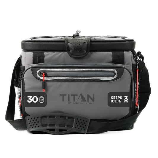 Arctic Zone Titan Deep Freeze Cooler - Zipperless Hardbody Cooler - Camping & Beach Cooler - Small and Large Capacity - Deep Freeze Insulation, HardBody Liner, and SmartShelf